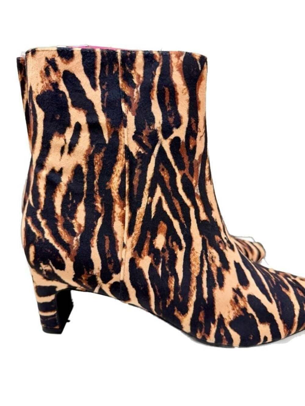 A New Day Tigris Tiger Print Ankle Boots Size 11